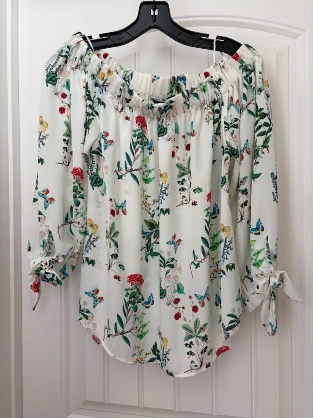 EXPRESS Floral Butterfly Blouse